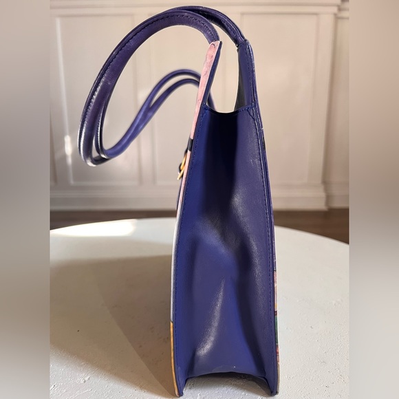 🌟FINAL🌟 Handpainted Vintage Jeon Los Angeles  Leather Bag. RARE! - Picture 4 of 16